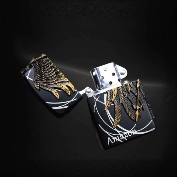 ⚔️ Angel of Vengeance 3D Metal Lighter – Collector's Edition