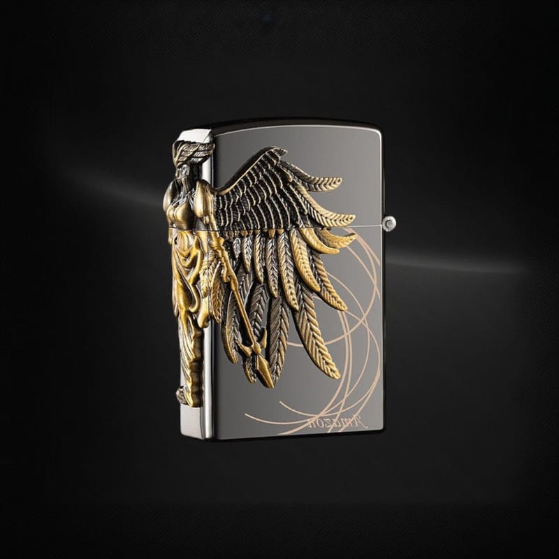 ⚔️ Angel of Vengeance 3D Metal Lighter – Collector's Edition