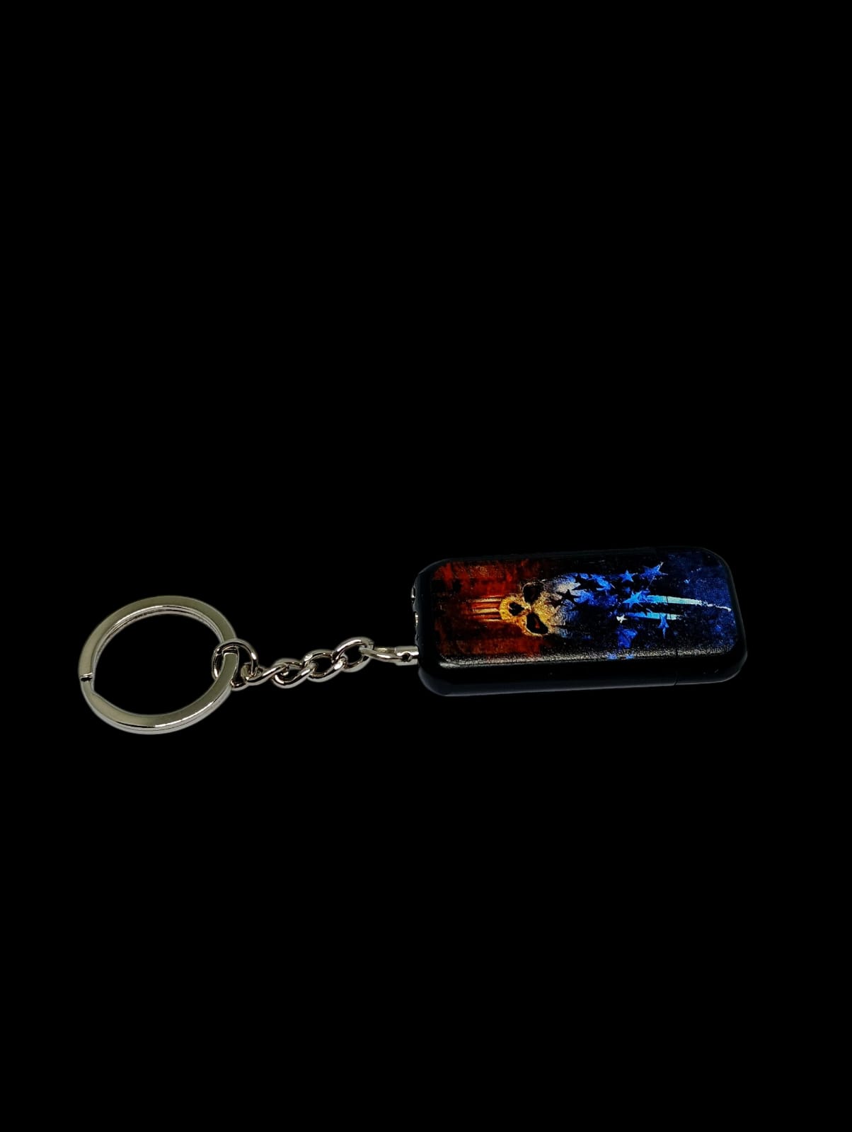 š„ Skull Rage Flame Keychain Lighter