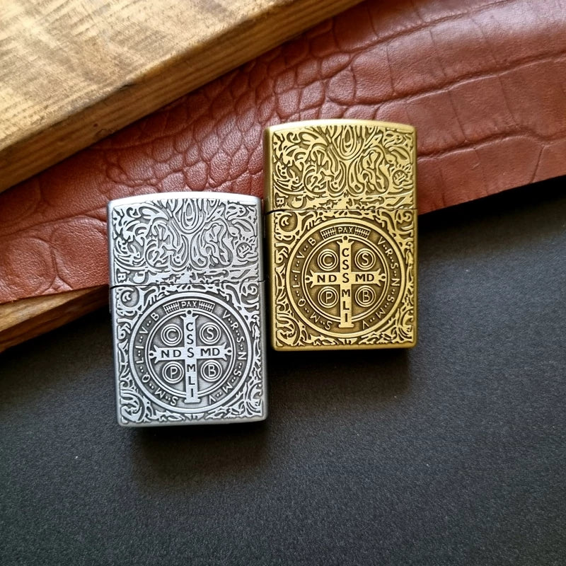 Premium Engraved Antique Lighter