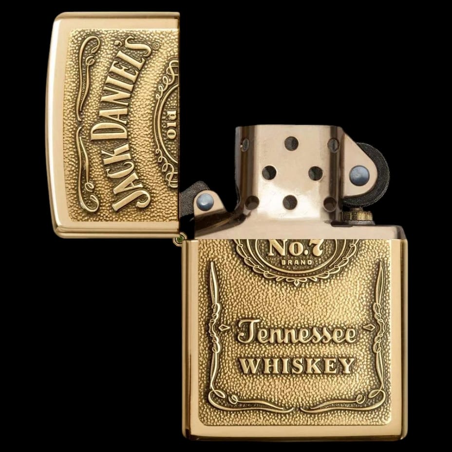 Jack Daniel’s Vintage Brass Metal Lighter