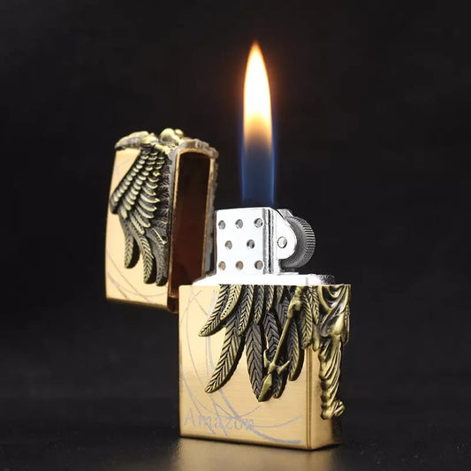 ⚔️ Angel of Vengeance 3D Metal Lighter – Collector's Edition