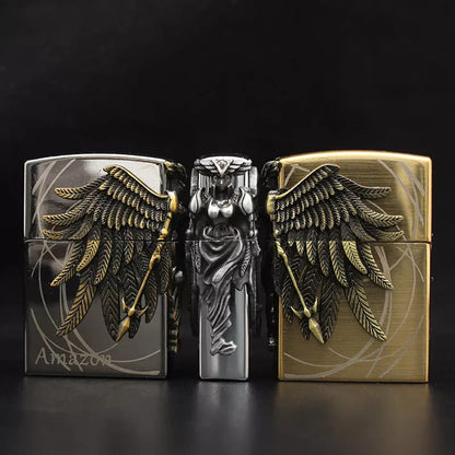⚔️ Angel of Vengeance 3D Metal Lighter – Collector's Edition