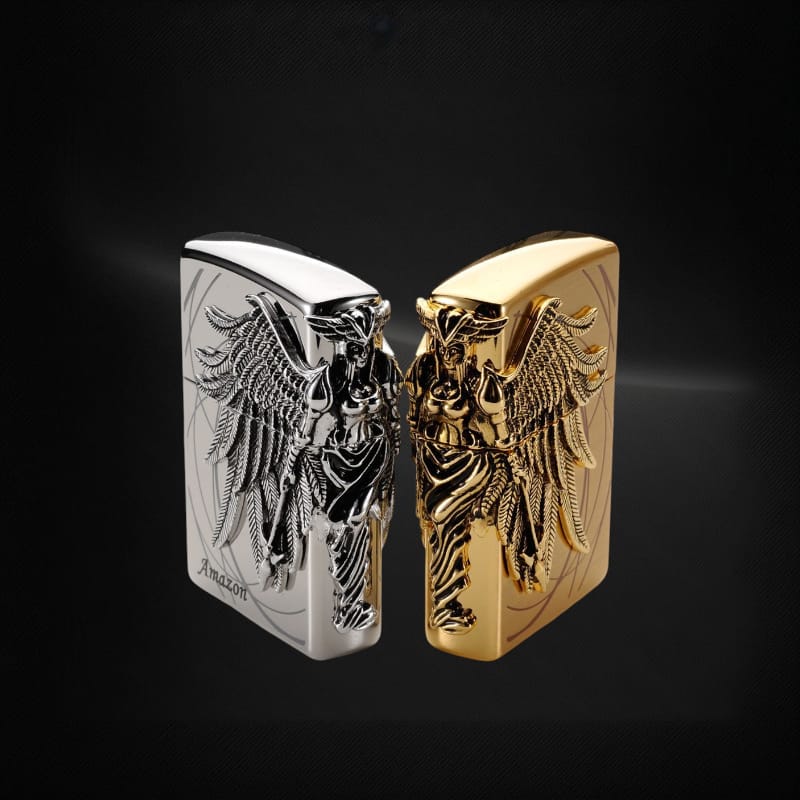 ⚔️ Angel of Vengeance 3D Metal Lighter – Collector's Edition