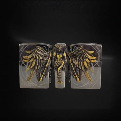 ⚔️ Angel of Vengeance 3D Metal Lighter – Collector's Edition