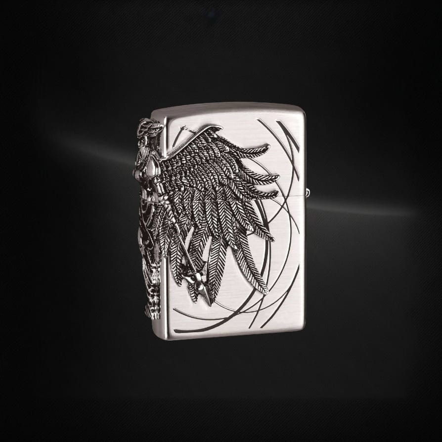 ⚔️ Angel of Vengeance 3D Metal Lighter – Collector's Edition