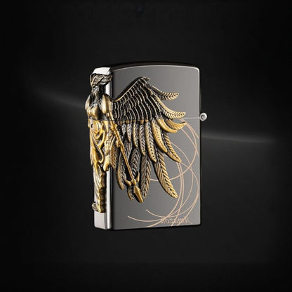 ⚔️ Angel of Vengeance 3D Metal Lighter – Collector's Edition