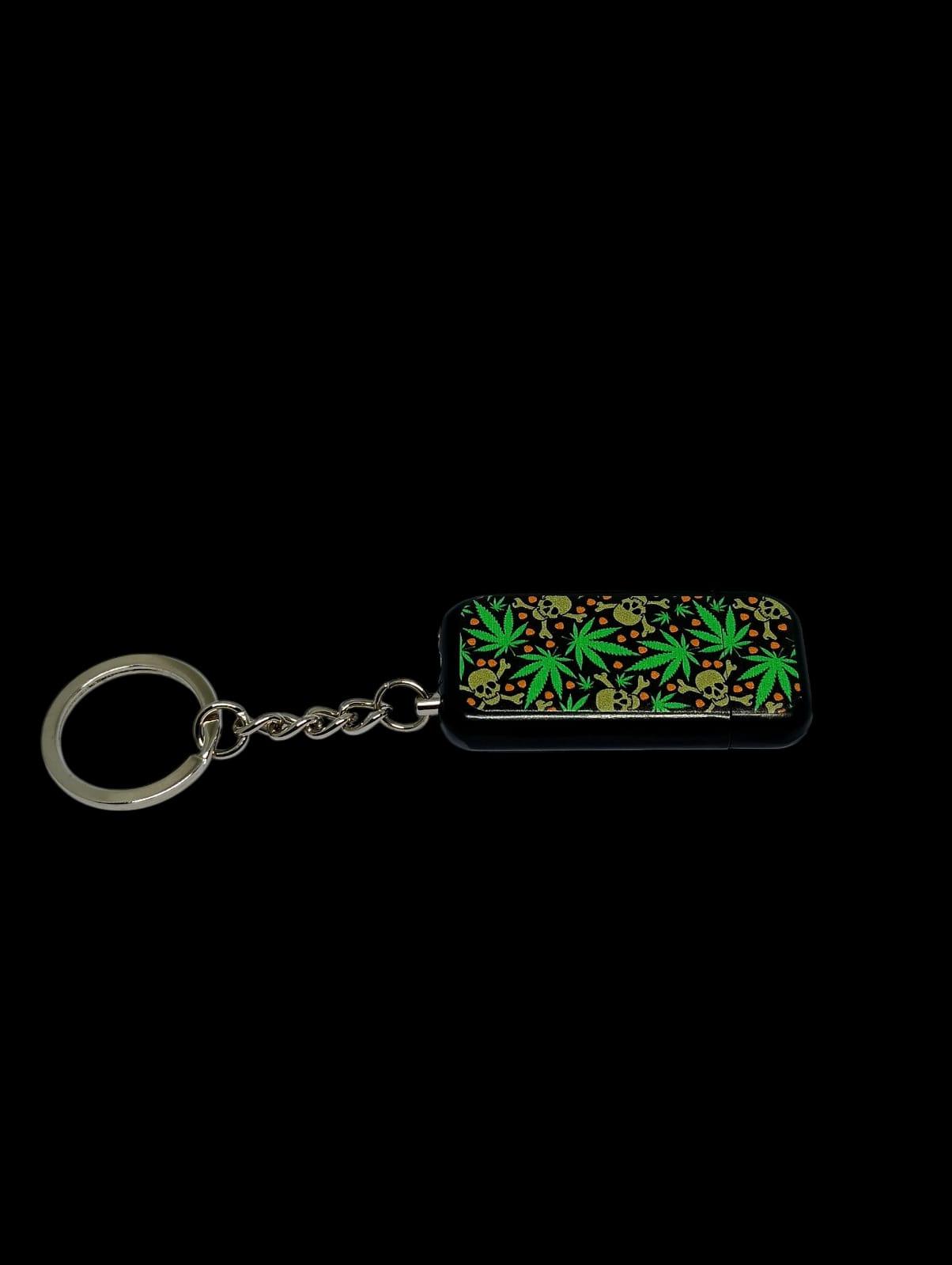 Skull & Leaf Printed Vibe KeyLighter 🔥