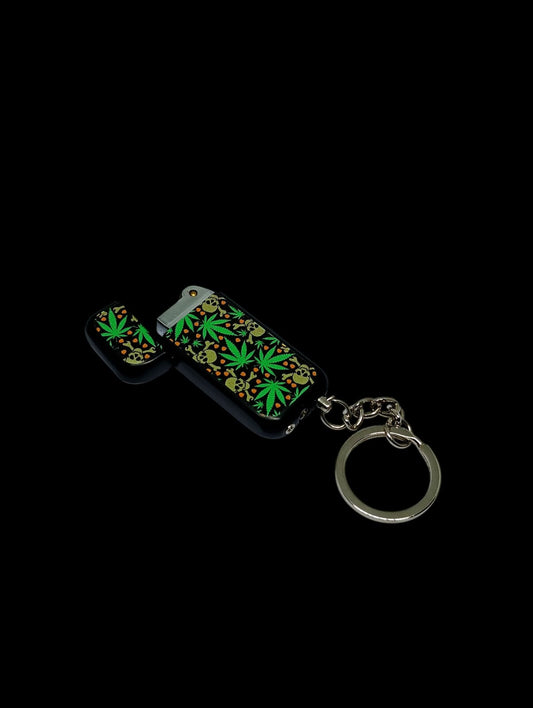 Skull & Leaf Printed Vibe KeyLighter 🔥