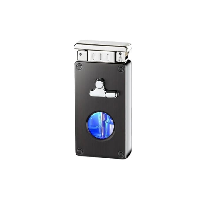 Premium Dual Flame Lighter with LED Fuel Indicator
