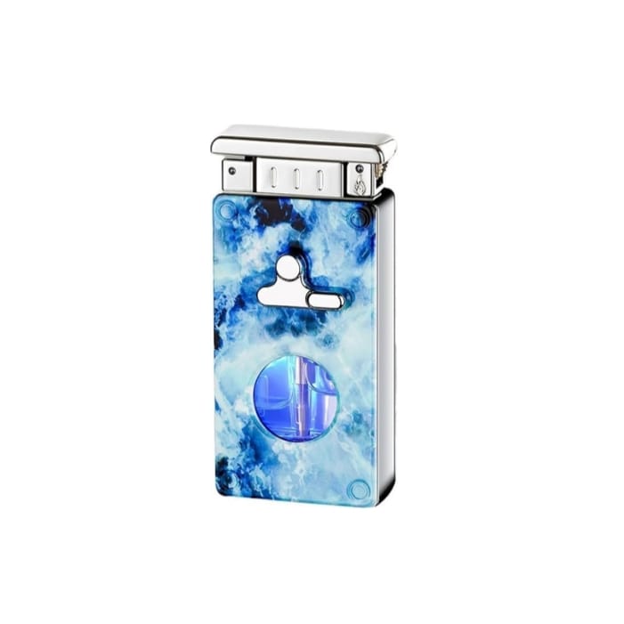 Premium Dual Flame Lighter with LED Fuel Indicator