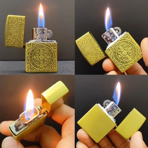 Premium Engraved Antique Lighter