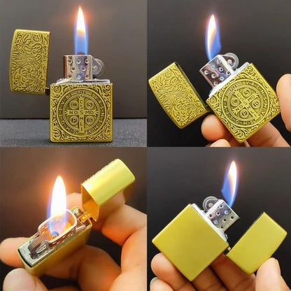 Premium Engraved Antique Lighter