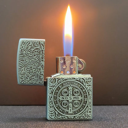 Premium Engraved Antique Lighter