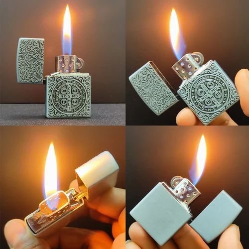 Premium Engraved Antique Lighter
