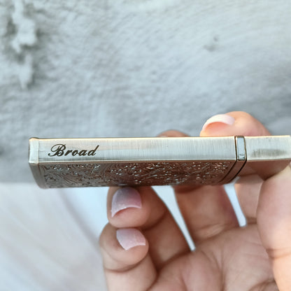 Premium Engraved Red Flame lighter