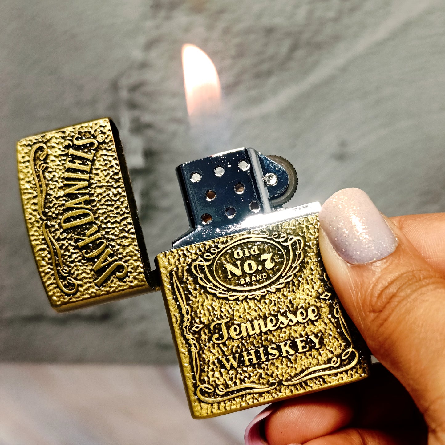 Jack Daniels Vintage Engraved Lighter