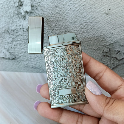 Premium Engraved Red Flame lighter