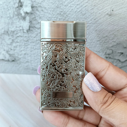 Premium Engraved Red Flame lighter