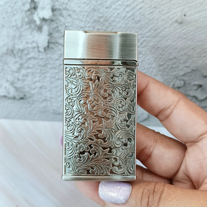 Premium Engraved Red Flame lighter