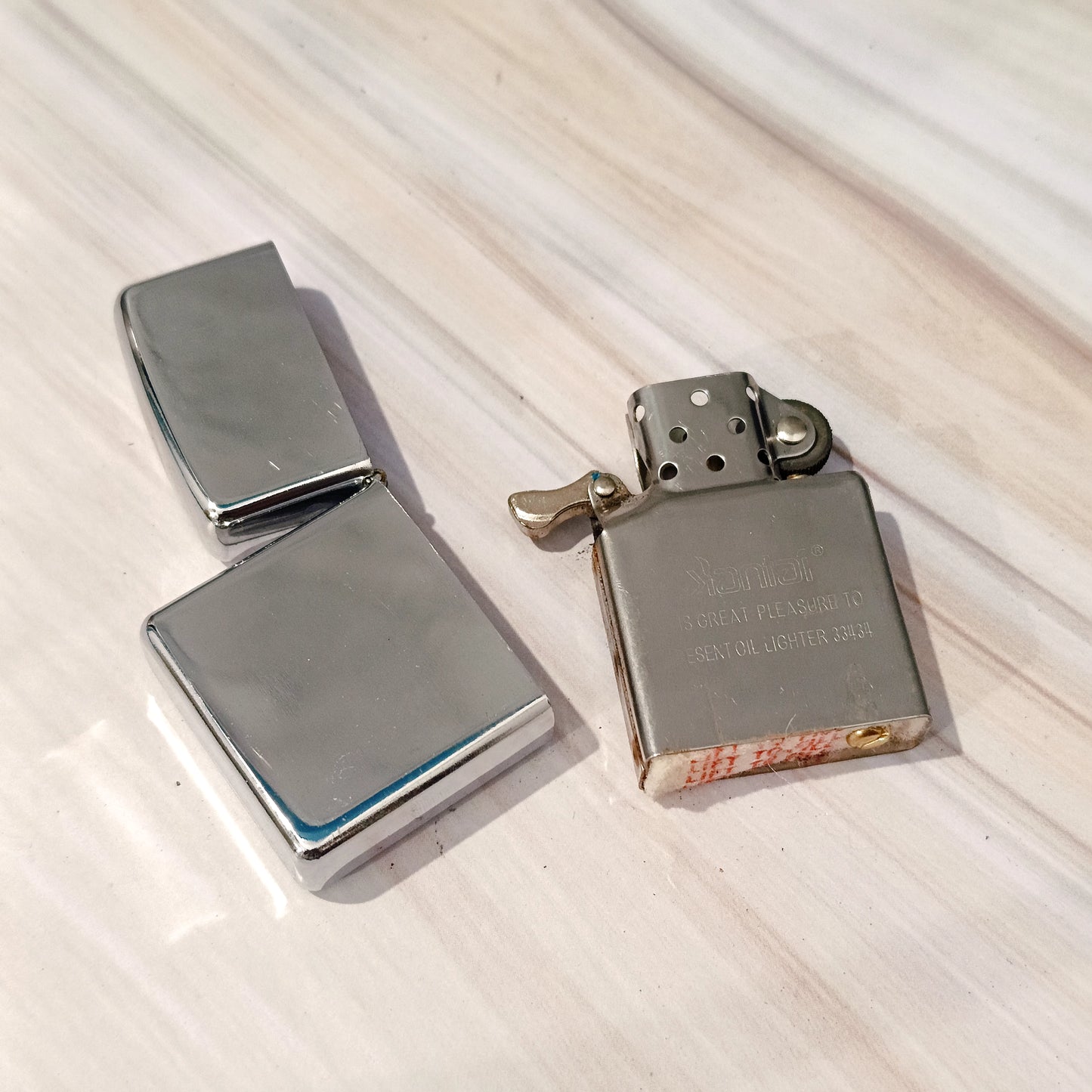 The Classic Silver Flame Lighter